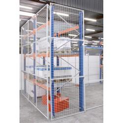 Grille anti-chutes - Protection pour allées et marchandises - Compatible tout rayonnage - Grillage 50x70x2.5 mm et 3 mm_0