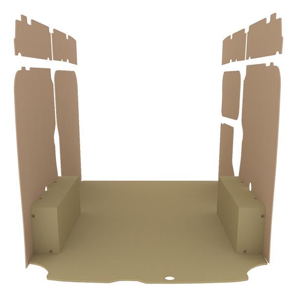 Habillage bois natural K2 aggloméré + MDF / Portes arrière incluses_0