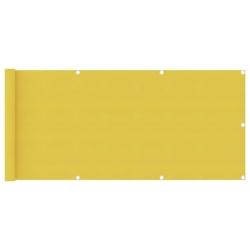 Helloshop26 - Écran de balcon brise pare vue protection confidentialité 75 x 500 cm PEHD jaune 02_0010195 - 3000548047762_0