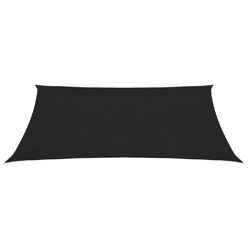Helloshop26 - Voile toile d'ombrage parasol 160 g/m² 3 x 4,5 m PEHD noir 02_0009204 - noir 3000492747763_0