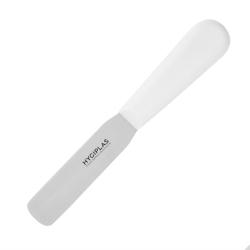 Hygiplas couteau Spatule Blanc Droit - 100 mm - blanc inox C538_0