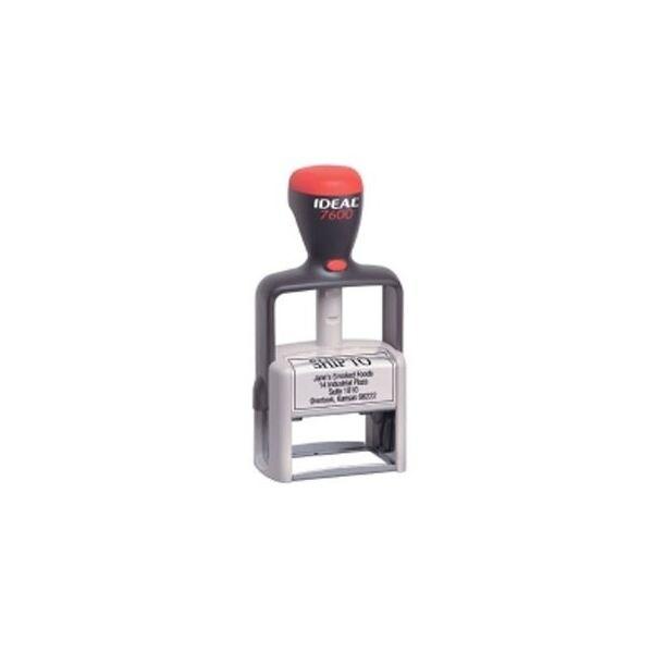 IDEAL Tampon auto-encreur idéal 34x57mm Mod 7600 - 5608011036114_0