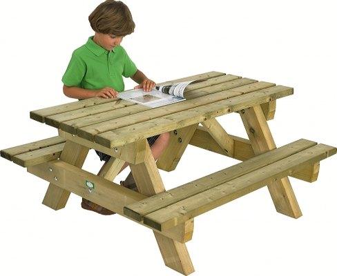 TABLE-BANC ENFANT MODÈLE JURACELLE LONGUEUR 120 CM - MANUTAN COLLECTIVITÉS