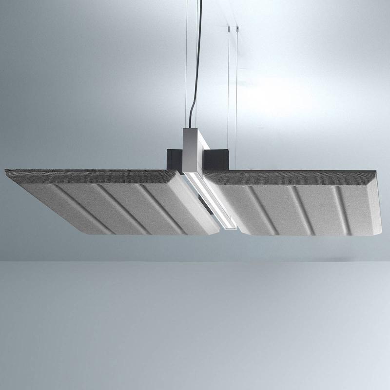 LUCEPLAN DIADE SUSPENSION HORIZONTALE 120CM NOIR