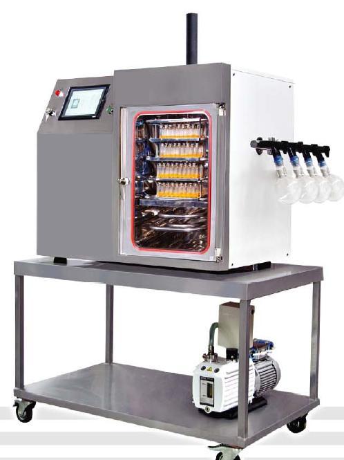Lyophilisateur pilote de paillasse - étagères régulées, piège à -85°C, dispositif de bouchage sous vide_0