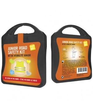 MYKIT MEDIUM SÉCURITÉ JUNIOR - NOIR - KITS DE PREMIERS SECOURS PUBLICITAIRES