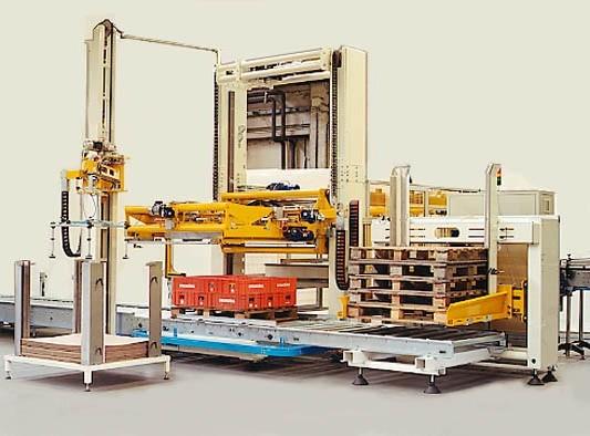 Palettiseur automatique - cadence 4 500 colis/h pour caisses, fardeaux et colis_0