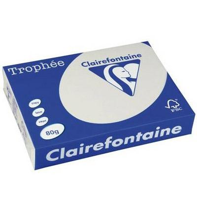 PAPIER COULEUR TROPHEE - GRIS PERLE - 80 G - A4 - RAMETTE DE 500 FEUILLES