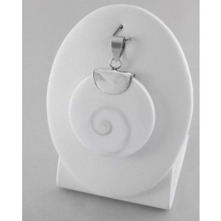 PENDENTIF OEIL DE SAINTE LUCIE ET ARGENT