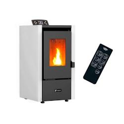 Poêle à granulés air Anita 6,5 kW Blanc Sannover - ANITA6Blanc_0