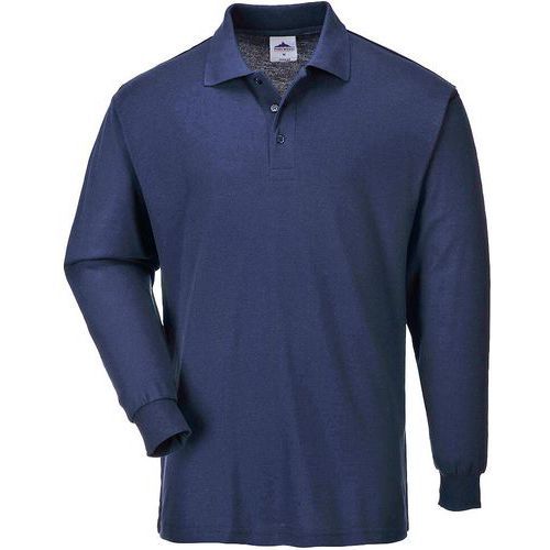 POLO MANCHES LONGUES B212 - BLEU FONCÉ - XXXL - PORTWEST