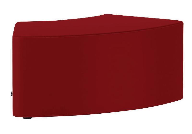 POUF SHIFT+ LANDSCAPE INCURVÉ 60° - 109,9 X 52,8 X 30 CM - STAMSKIN TOP ROUGE - MANUTAN COLLECTIVITÉS