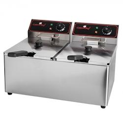 Pujadas Friteuse Professionnelle à Poser Inox 2 x 8 Litres - EMG-688208_0
