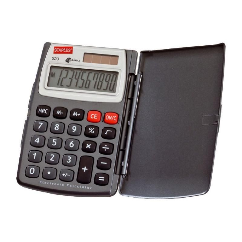 STAPLES CALCULATRICE DE BUREAU STAPLES 520  - 10 CHIFFRES