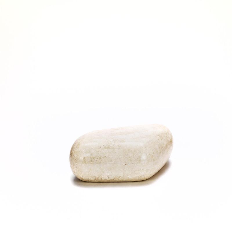 Stones Sasso Medium Table Basse (52X98X27H) En Pierre Fossile Beige - beige 8033959236246_0