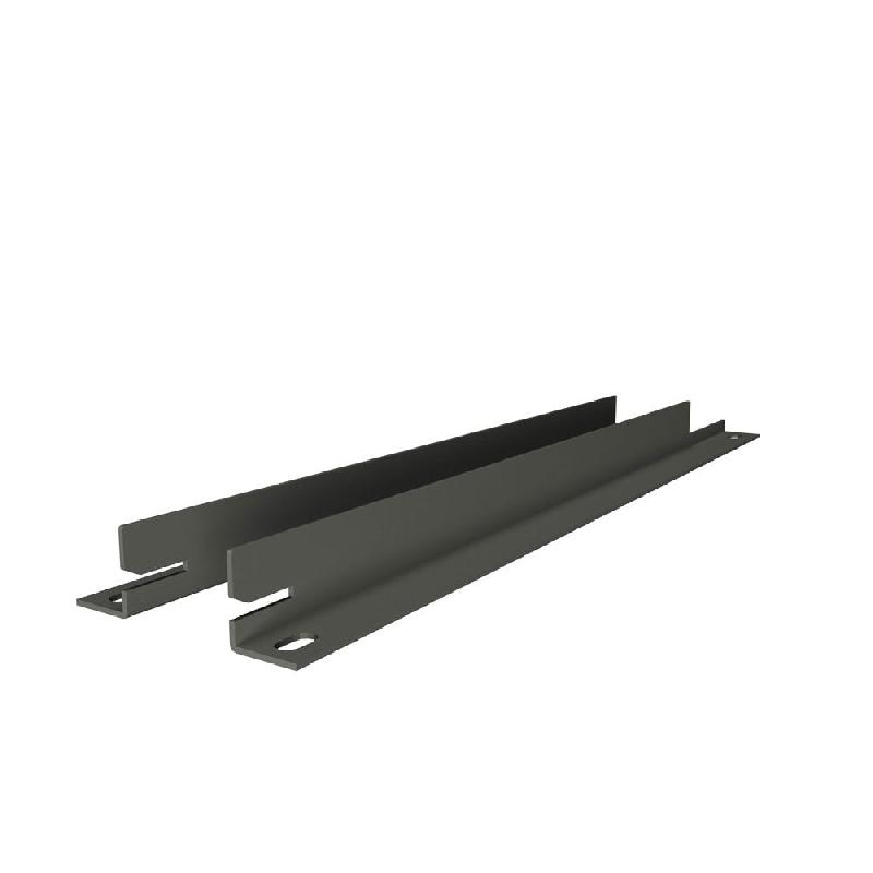 Support pour panneaux - 450x25x30mm - par 2 - gris anthracite_0