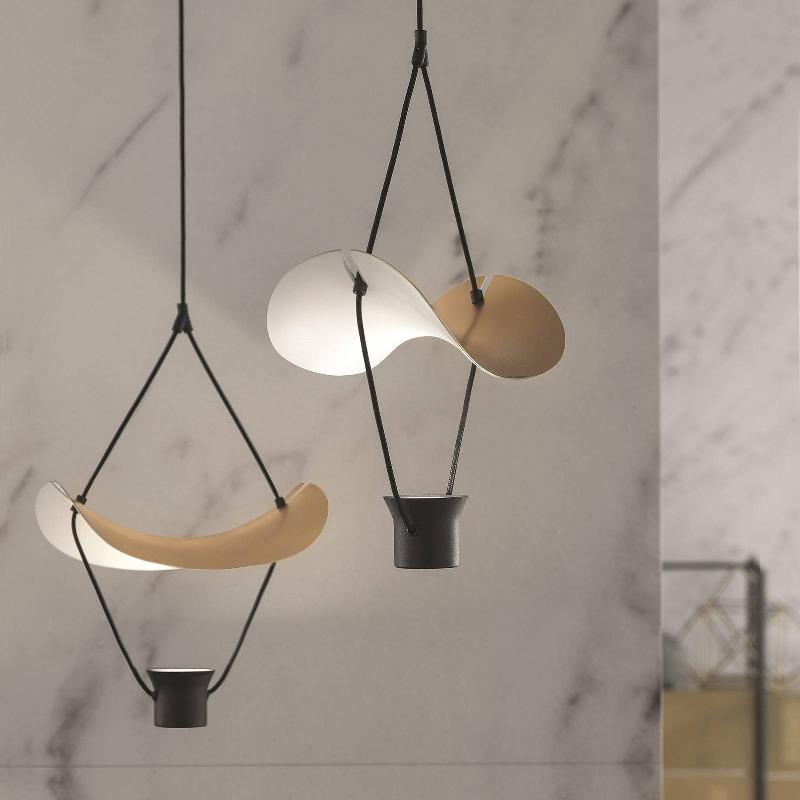 MASIERO SUSPENSION LED VOLLEE S1 P, 44 CM, UP, DORÉE