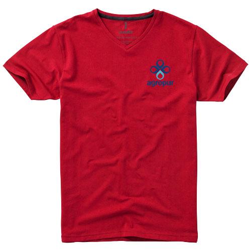 T-shirt bio manches courtes pour homme Kawartha - col V - 95% coton biologique ringspun - 200 g/m²_0