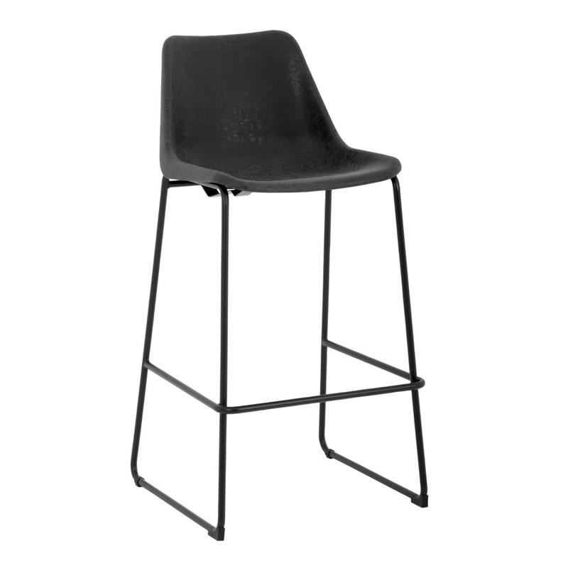 Tabouret haut Rodeo noir | Bolero - FB883_0