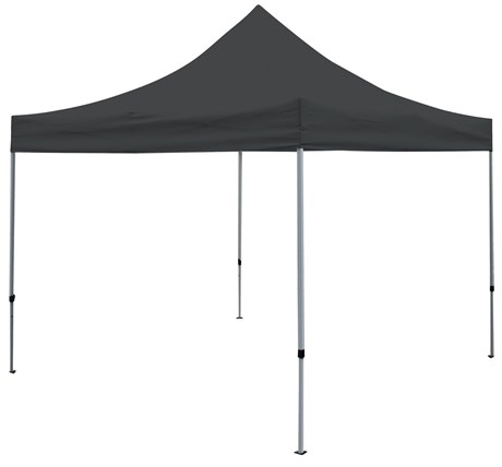 TENTE DE RÉCEPTION PLIABLE CANOPY NOIR 3 X 3 M