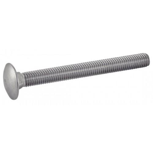 VIS À MÉTAUX TÊTE RONDE COLLET CARRÉ FILETAGE TOTAL - INOX A2 DIN 603 - 10X30 - X50 ACTON
