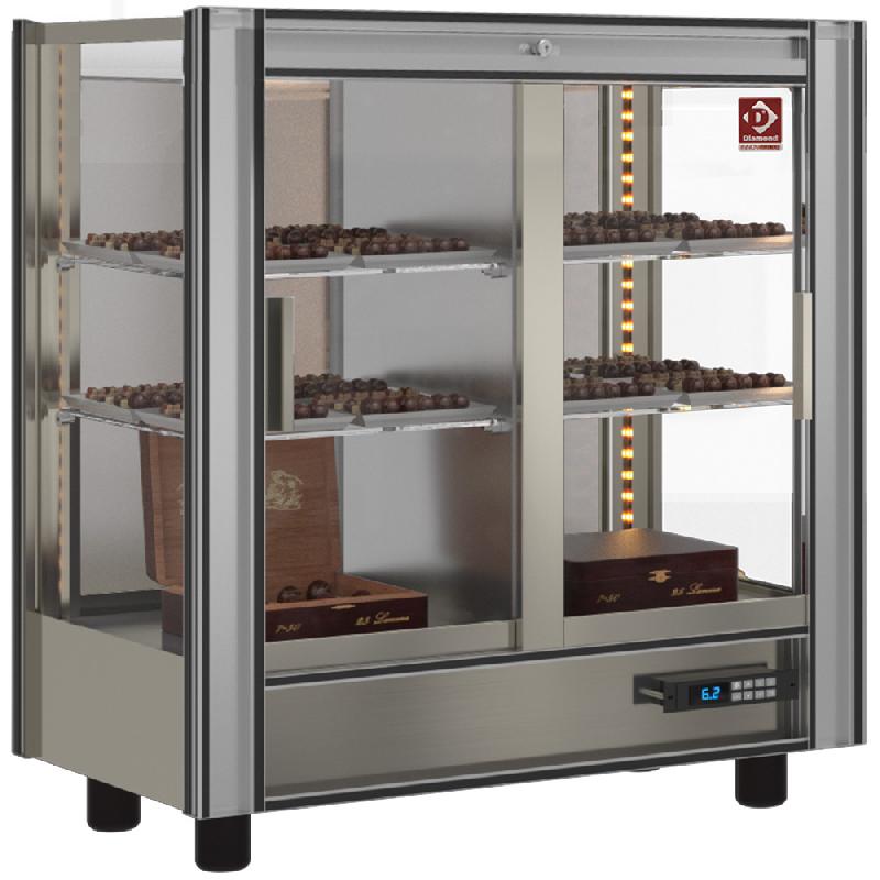 Vitrine à chocolat réfrigérée modulable 216 l positive - PPCC-1-R6_0