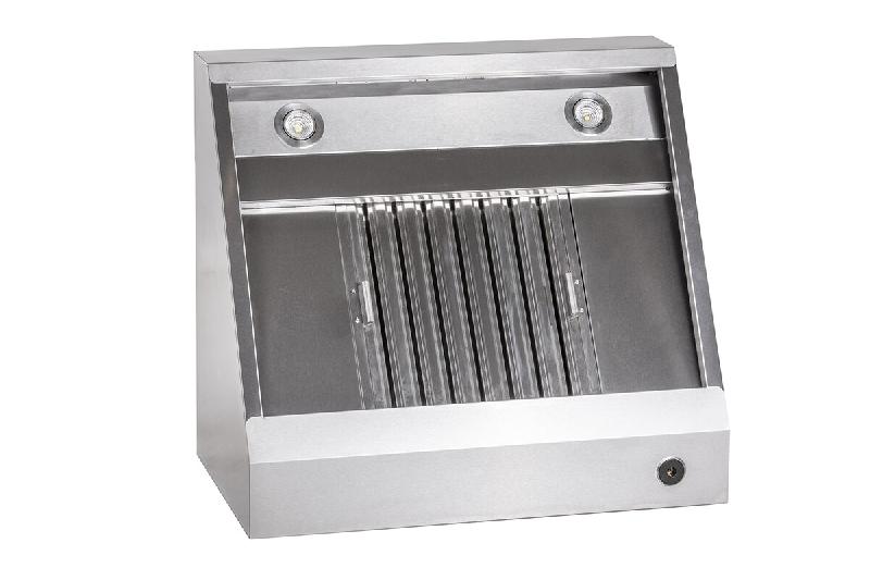 WALPOL KBS Hotte murale avec moteur 1200x700x450 mm forme trapézoïdale Prêt à raccorder Filtre type F2 - 30111014_0