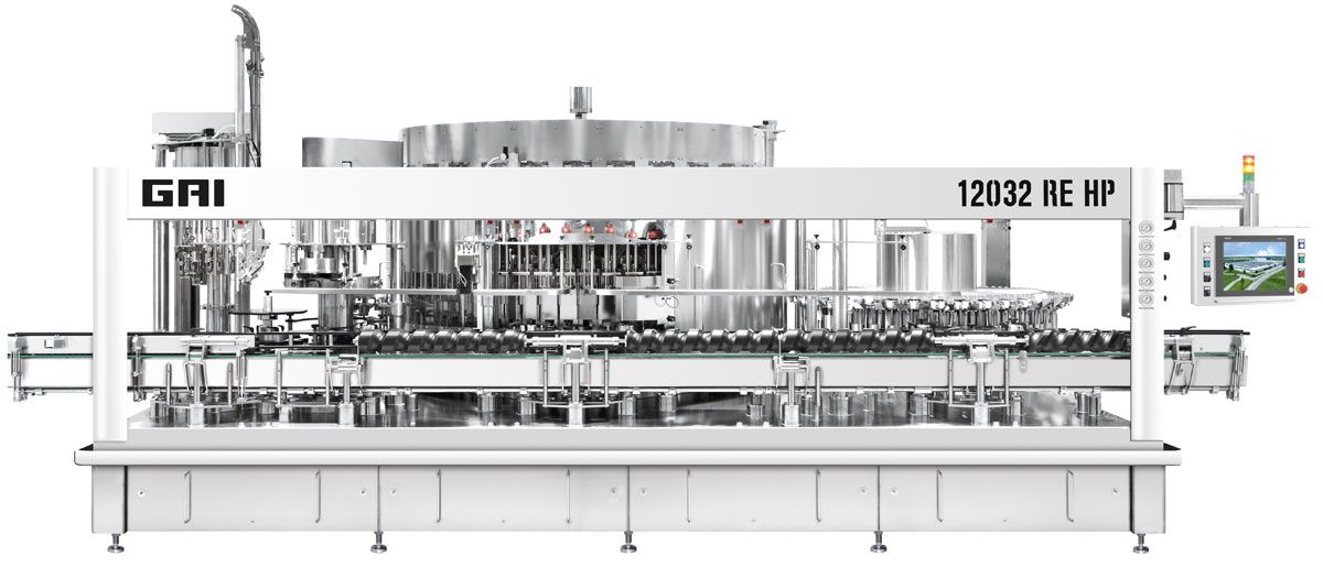 12032 re hp - matériels d'embouteillage alimentaires - gai france - cadence : jusqu'à 12 000 bouteilles /heure_0