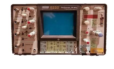5220 - oscilloscope analogique - enertec schlumberger - 100 mhz - 3 ch_0