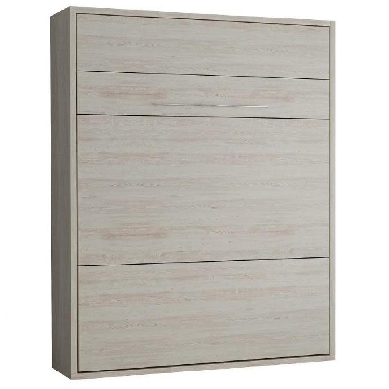 ARMOIRE LIT ESCAMOTABLE MYKONOS PIN COUCHAGE 160*200 CM._0