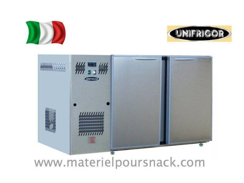 Arrière bar inox 2 portes - Unifrigor ROS 1430 2DDM - Réfrigérateur sous-comptoir robuste et polyvalent_0