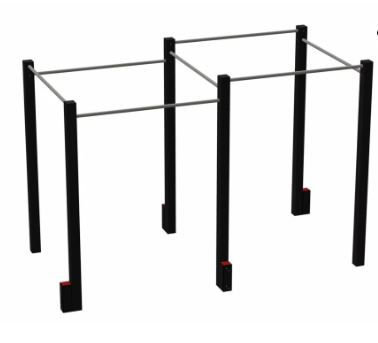 Cage double - Espace Renard fabricant et installateur - Réf : C-9008PR_0