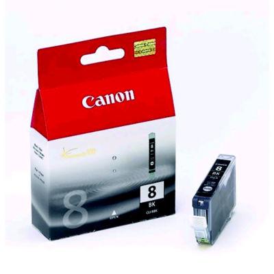 Cartouche Canon CLI 8BK noir pour imprimantes jet d'encre_0