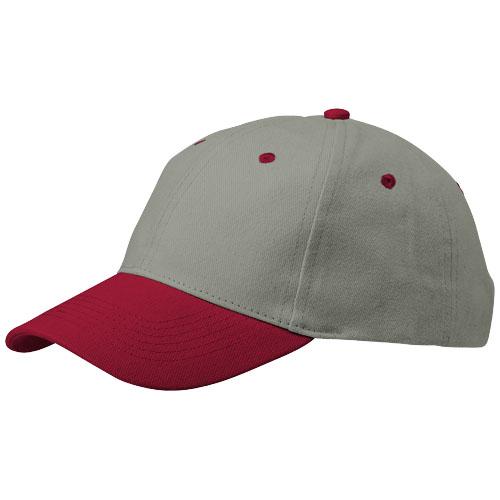 Casquette à 6 pans Grip 13403803 - visière incurvée et œillets contrastés - fermeture velcro en tissu_0
