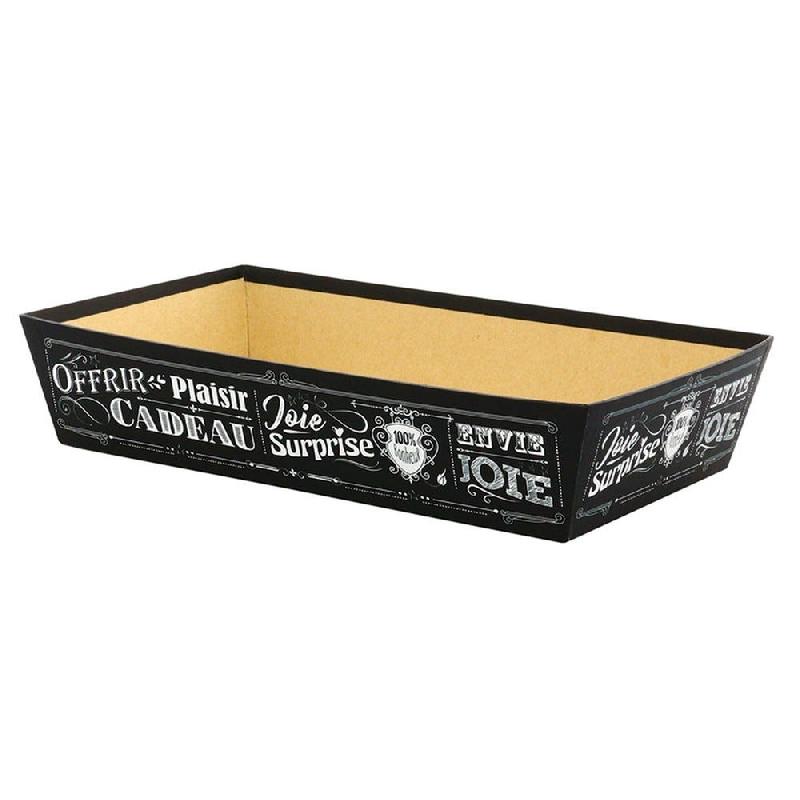 Corbeille carton rectangle 