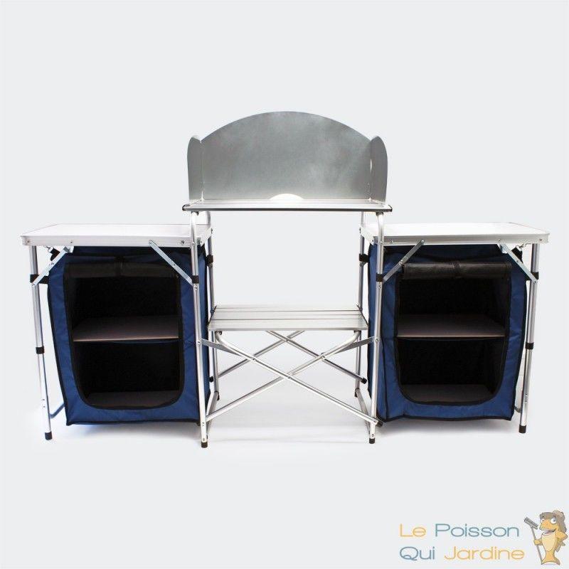 CUISINE PLIANTE POUR CAMPING, 2 ARMOIRES, 2 TABLES, 2 Comparateur de prix Cuisine au camping | Achatmoinscher