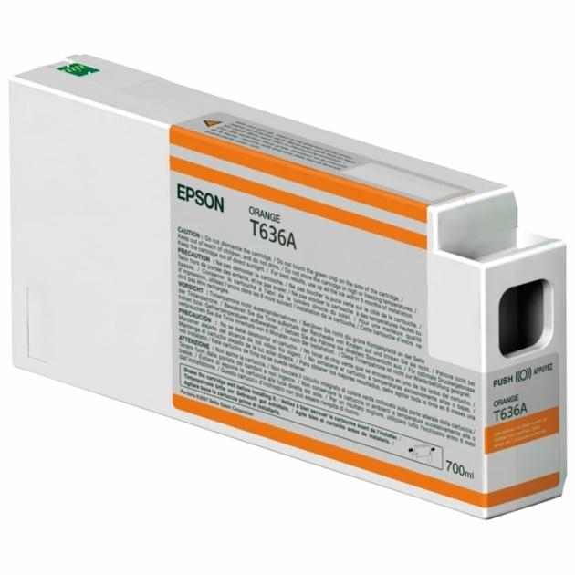 Epson - Cartouche d'encre pigmentaire orange pour traceur Stylus Pro 7890/7900/9890/9900 - 700ml_0