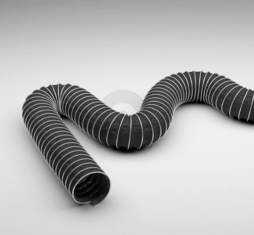 Gaine d'aspiration et de soufflage pour ventilation / climatisation , en toile polyester enduite PVC, électriquement conductrice- Master-Clip VINYL EL_0