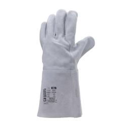 Coverguard - Gants de soudeur en croute de bovin antistatique manchette 15cm EUROWELD 140 (Pack de 10) Gris Taille 9 - 9 gris cuir 5450564047983_0