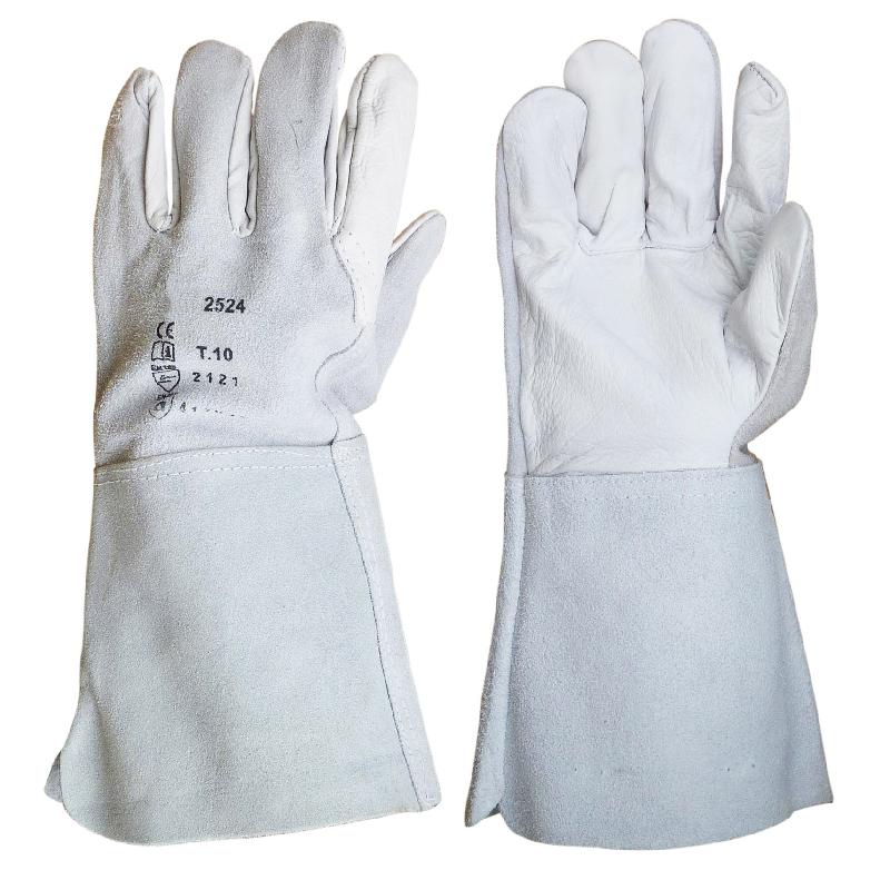 Gants de soudeur - protection renforcée pour travaux de soudure_0