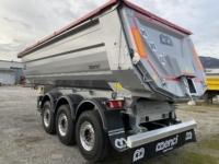 Semi-remorque benne basculante Menci SA700R - 27m³ - 3 essieux SAF - acier Hardox B450_0
