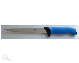 Couteau à saumon DICK acier inoxydable 32 cm manche bleu