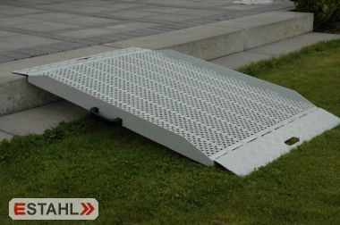 Pff 2500f - rampe de trottoir - e-stahl - dimensions : 800 x 2500 mm_0