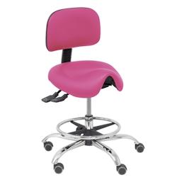 Piqueras y Crespo Taburete Zarza similpiel rosa - rose multi-matériau T19ASSP24CRRP_0