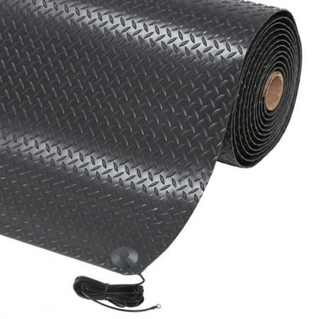 Tapis antistatique antifatigue ESD - tôle diamant_0