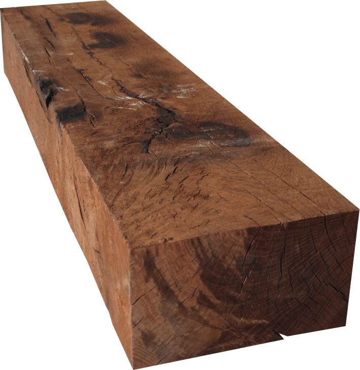 Traverses bois en chêne - 260x20x10 - Pour aménagement paysager et décoration jardin_0