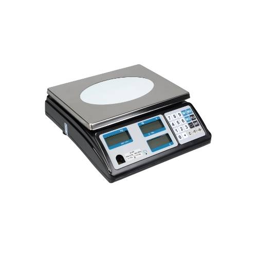 Balance poids-prix de commerce sans ticket - fonctionnement sur batterie rechargeable_0