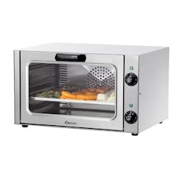 Bartscher Four inox électrique à convection, 4 niveaux, 2500 W, 220 V - MONO - argenté A120880_0