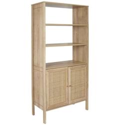 Buffet en bois et rotin Bali The Home Deco Factory - beige 3664944388616_0