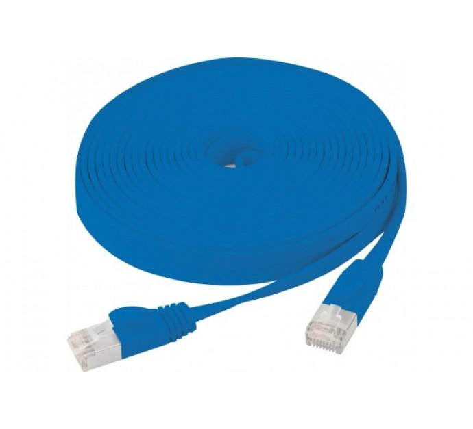 Cordon RJ45 plat catégorie 6 U/FTP snagless bleu - 2 m - blindé cuivre - norme ANSI/TIA 568 & ISO 11801_0